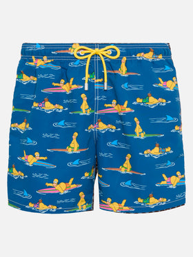 Mittellange Gustavia Badeshorts mit Homer Simpson-Aufdruck | SIMPSON SPECIAL EDITION