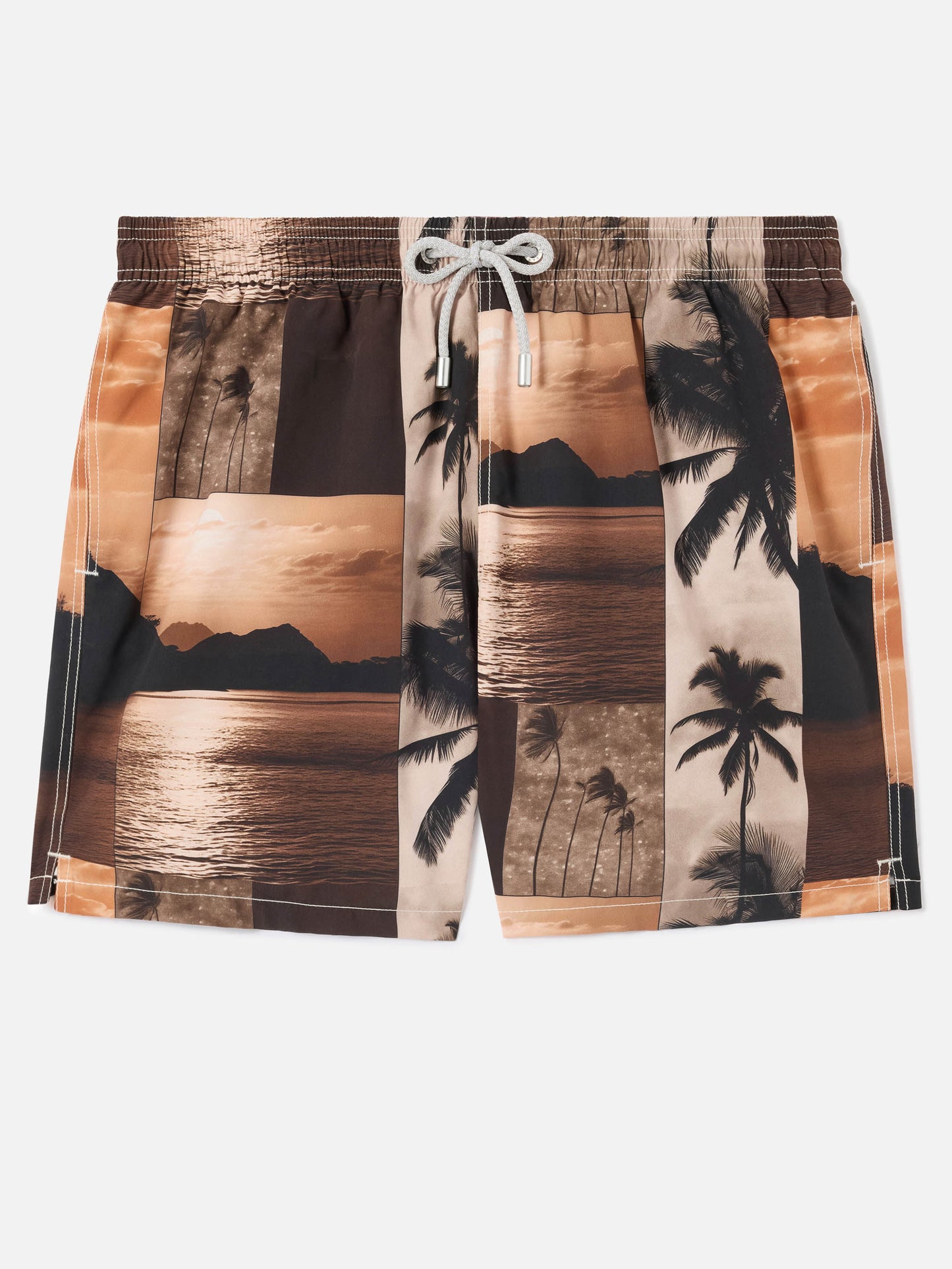 Gustavia swim shorts with sunset print | Special Edition