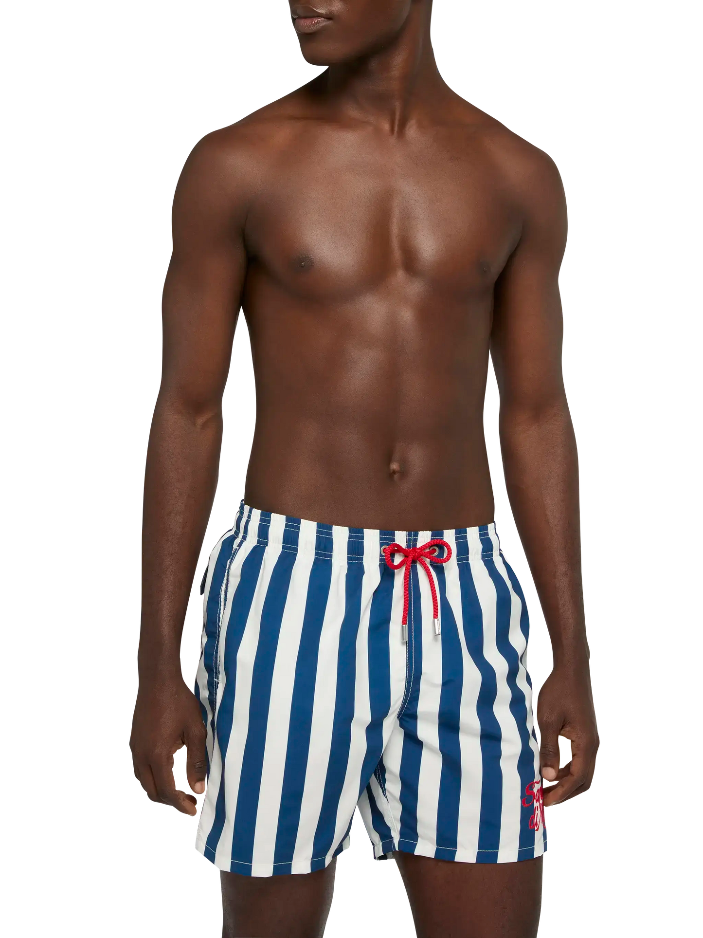Mittellange Badeshorts Gustavia mit Sapore di Mare-Stickerei | SAPORE DI MARE SPECIAL EDITION