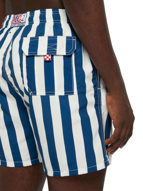 Mittellange Badeshorts Gustavia mit Sapore di Mare-Stickerei | SAPORE DI MARE SPECIAL EDITION