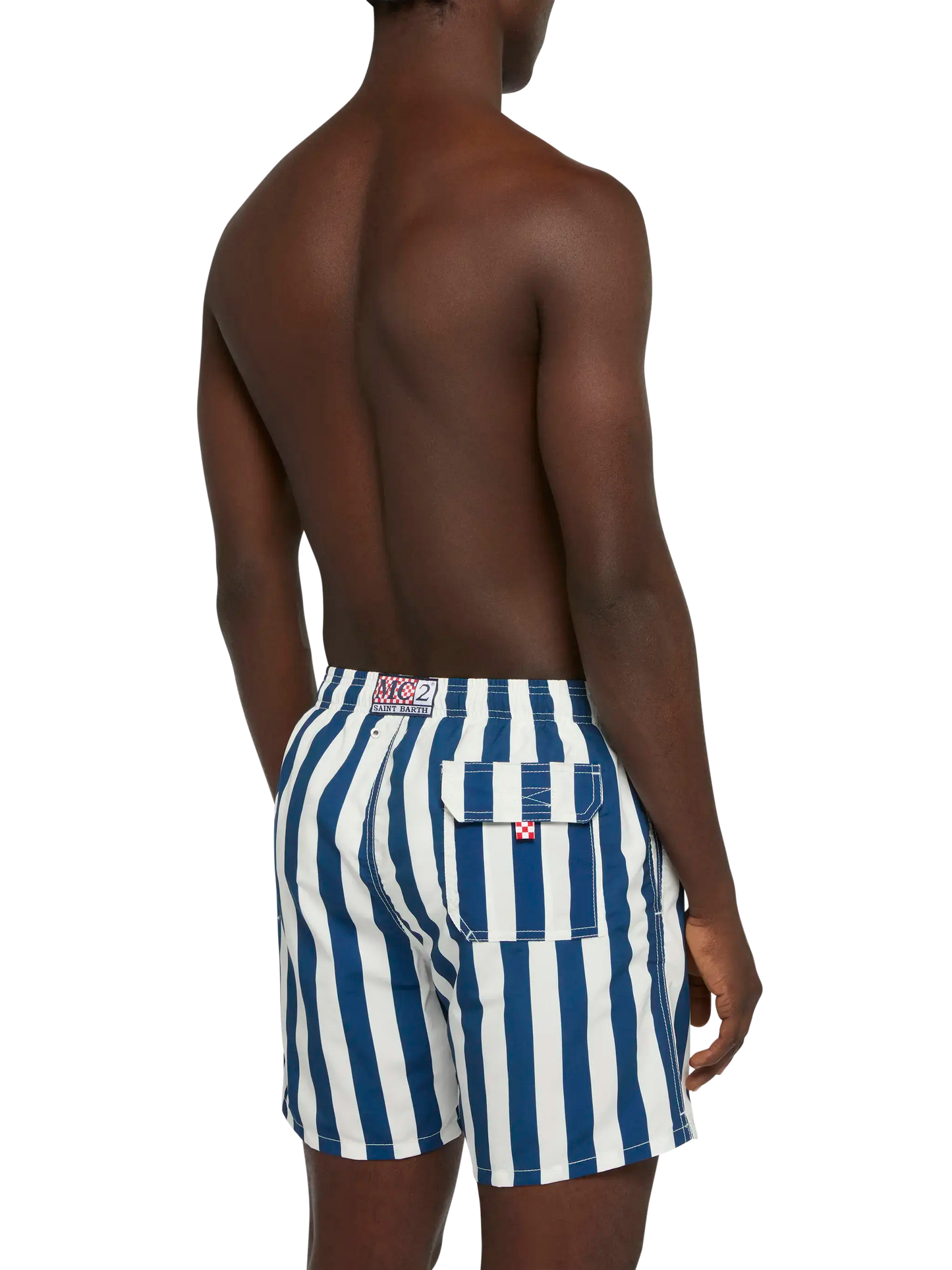 Mittellange Badeshorts Gustavia mit Sapore di Mare-Stickerei | SAPORE DI MARE SPECIAL EDITION