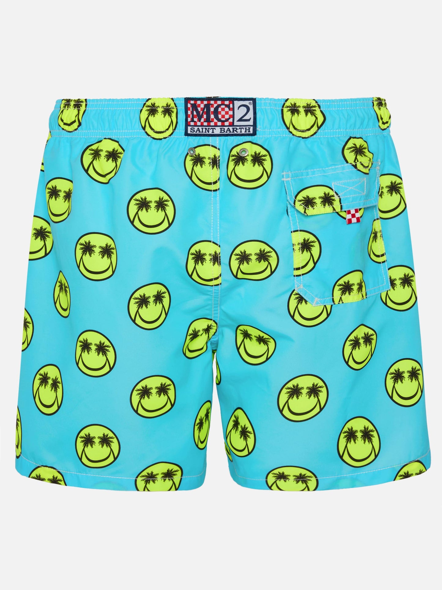 Palm smile mid-length swim shorts