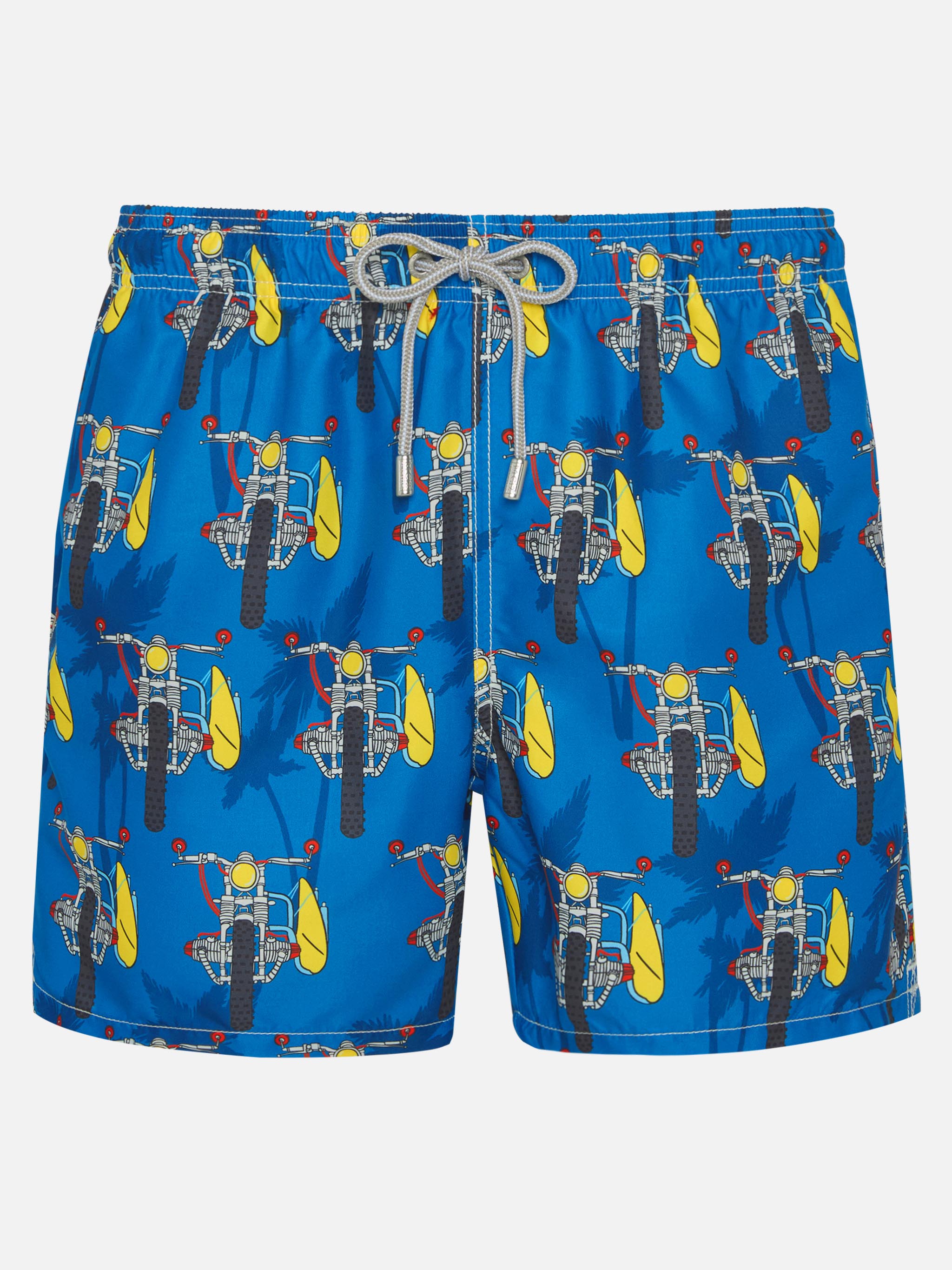 mc2 saint barth ツーピース水着 ブルー/ライトブルー Man lightweight fabric aqua blue swim shorts Lighting