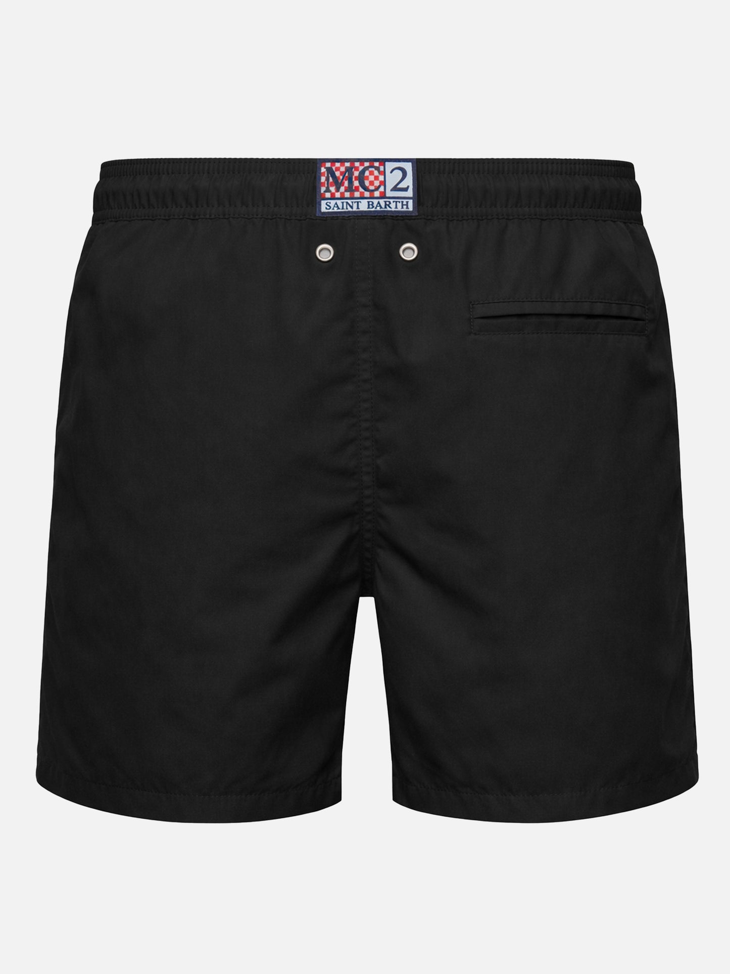 Costume mare Gustavia nero con ricamo Cigarette | Special edition