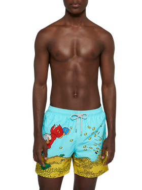 Costume mare lunghezza media Gustavia con stampa Zio Paperone | DISNEY® SPECIAL EDITION