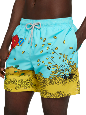 Costume mare lunghezza media Gustavia con stampa Zio Paperone | DISNEY® SPECIAL EDITION