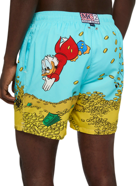 Costume mare lunghezza media Gustavia con stampa Zio Paperone | DISNEY® SPECIAL EDITION
