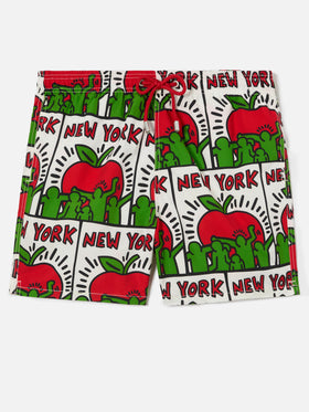 Costume Gustavia con stampa piazzata Keith Haring NY | Special Edition