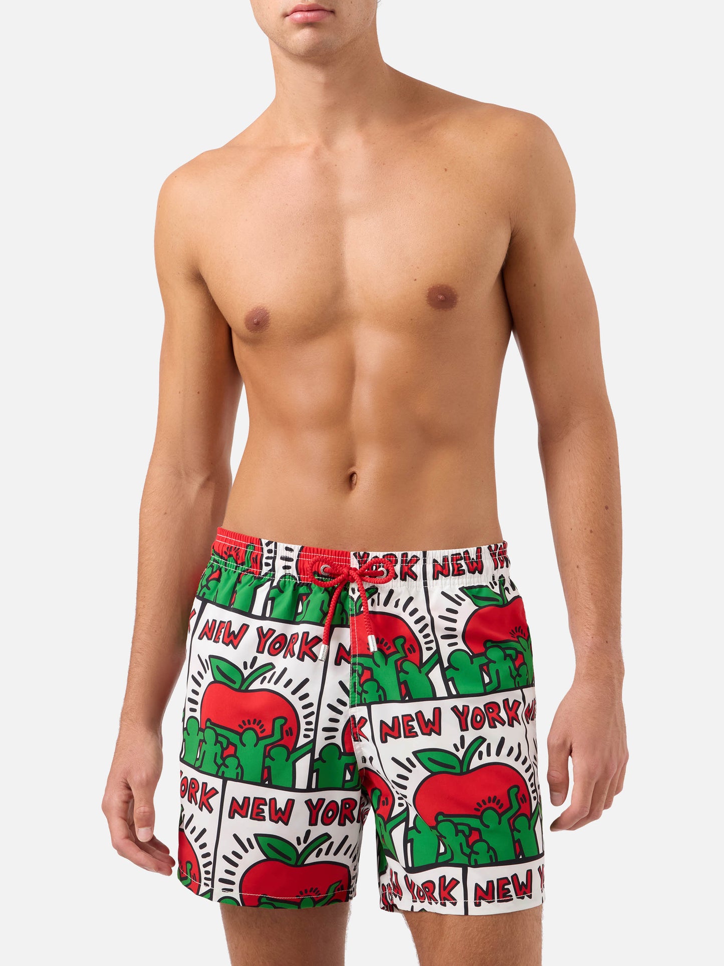 Costume Gustavia con stampa piazzata Keith Haring NY | Special Edition