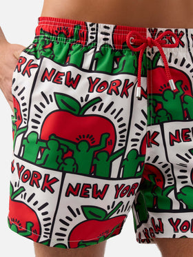 Costume Gustavia con stampa piazzata Keith Haring NY | Special Edition