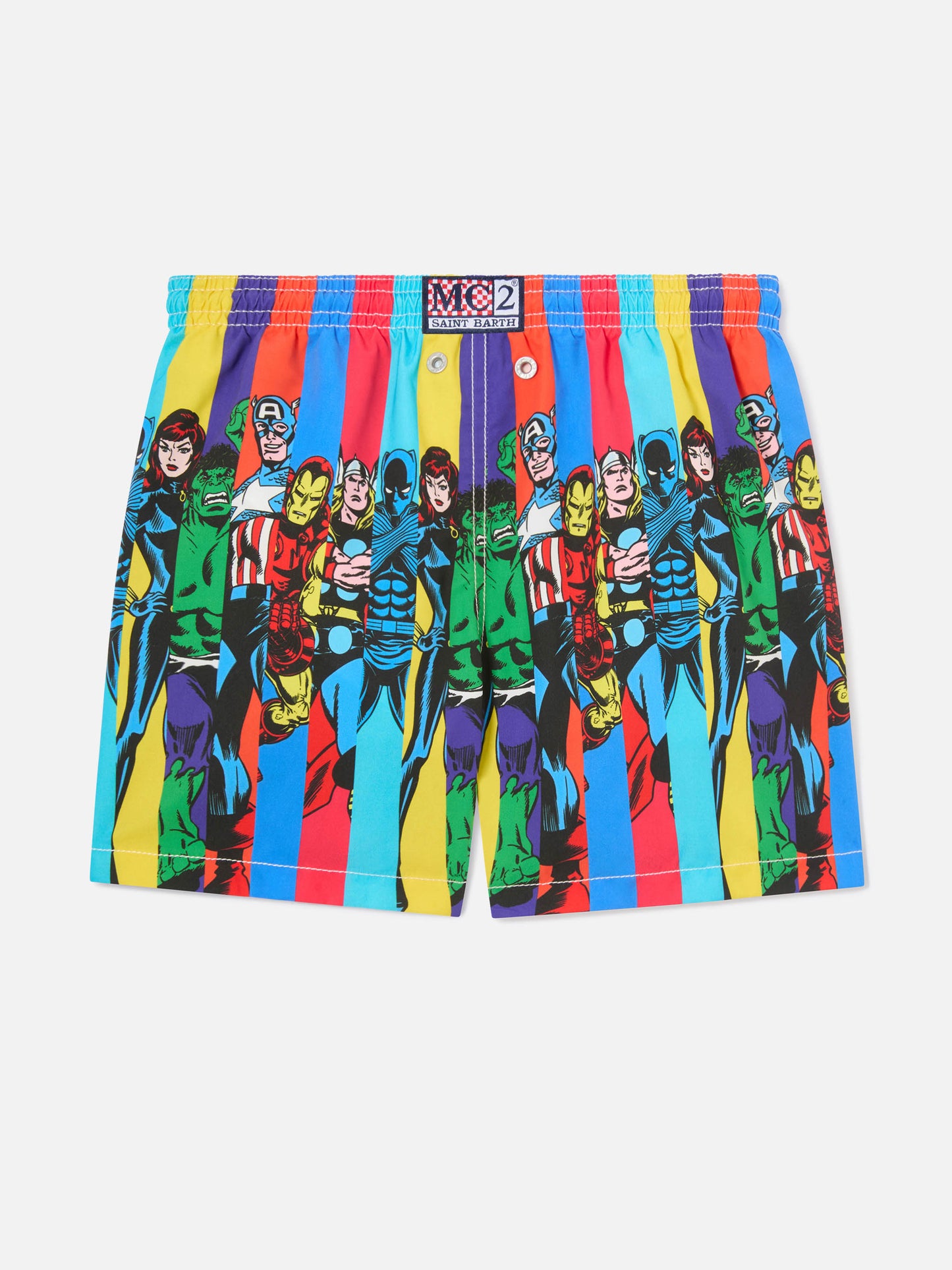Short de bain garçon mi-long Haiti avec imprimé placé de super-héros Marvel | MARVEL SPECIAL EDITION 