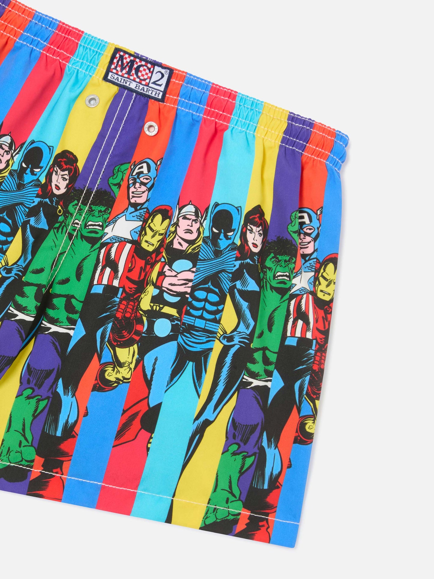 Short de bain garçon mi-long Haiti avec imprimé placé de super-héros Marvel | MARVEL SPECIAL EDITION 