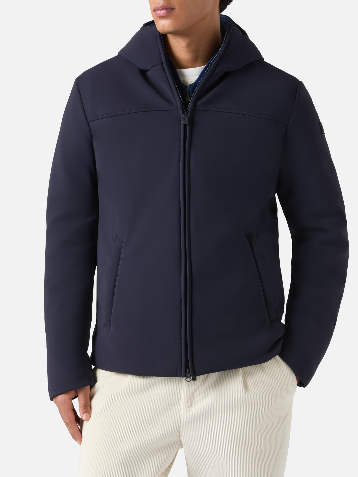 Piumino Hamilton blu navy