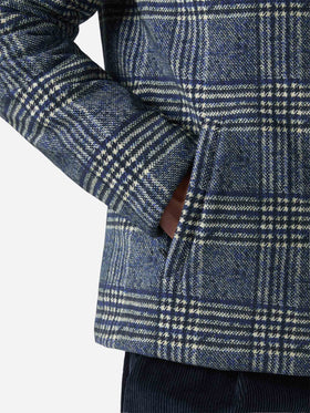 Piumino Hamilton con stampa Principe di Galles