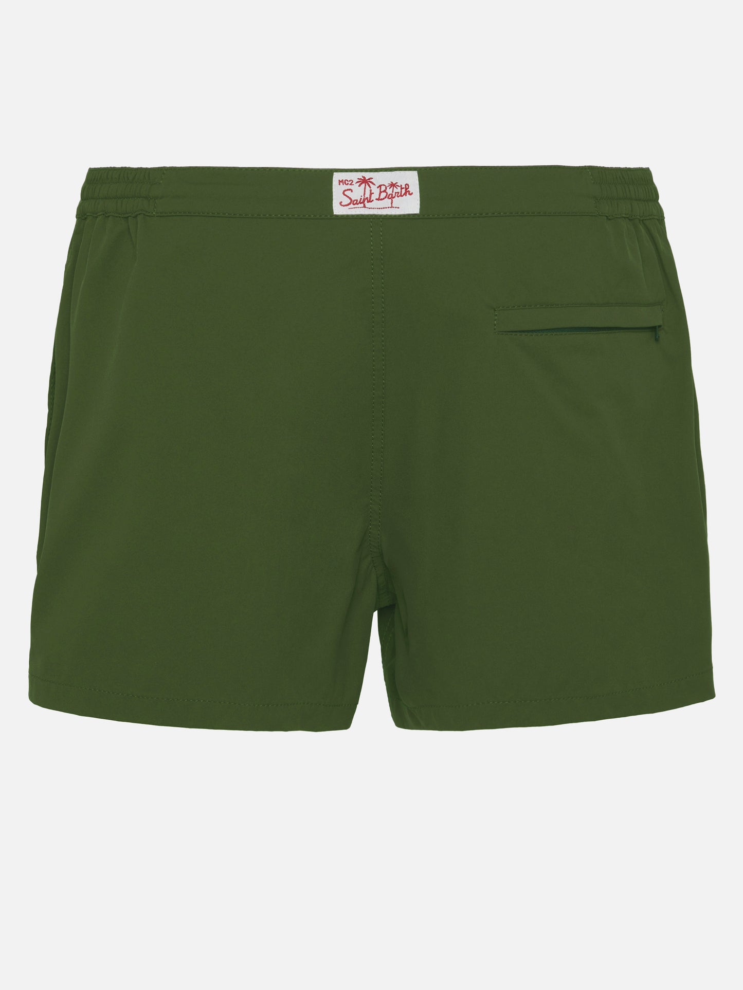 Costume mare Harrys verde militare a taglio aderente