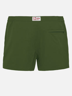 Costume mare Harrys verde militare a taglio aderente