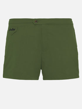 Costume mare Harrys verde militare a taglio aderente