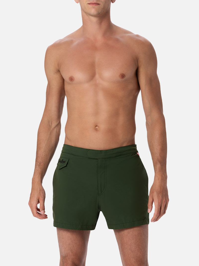 Costume da bagno da uomo Harrys dal taglio aderente verde militare