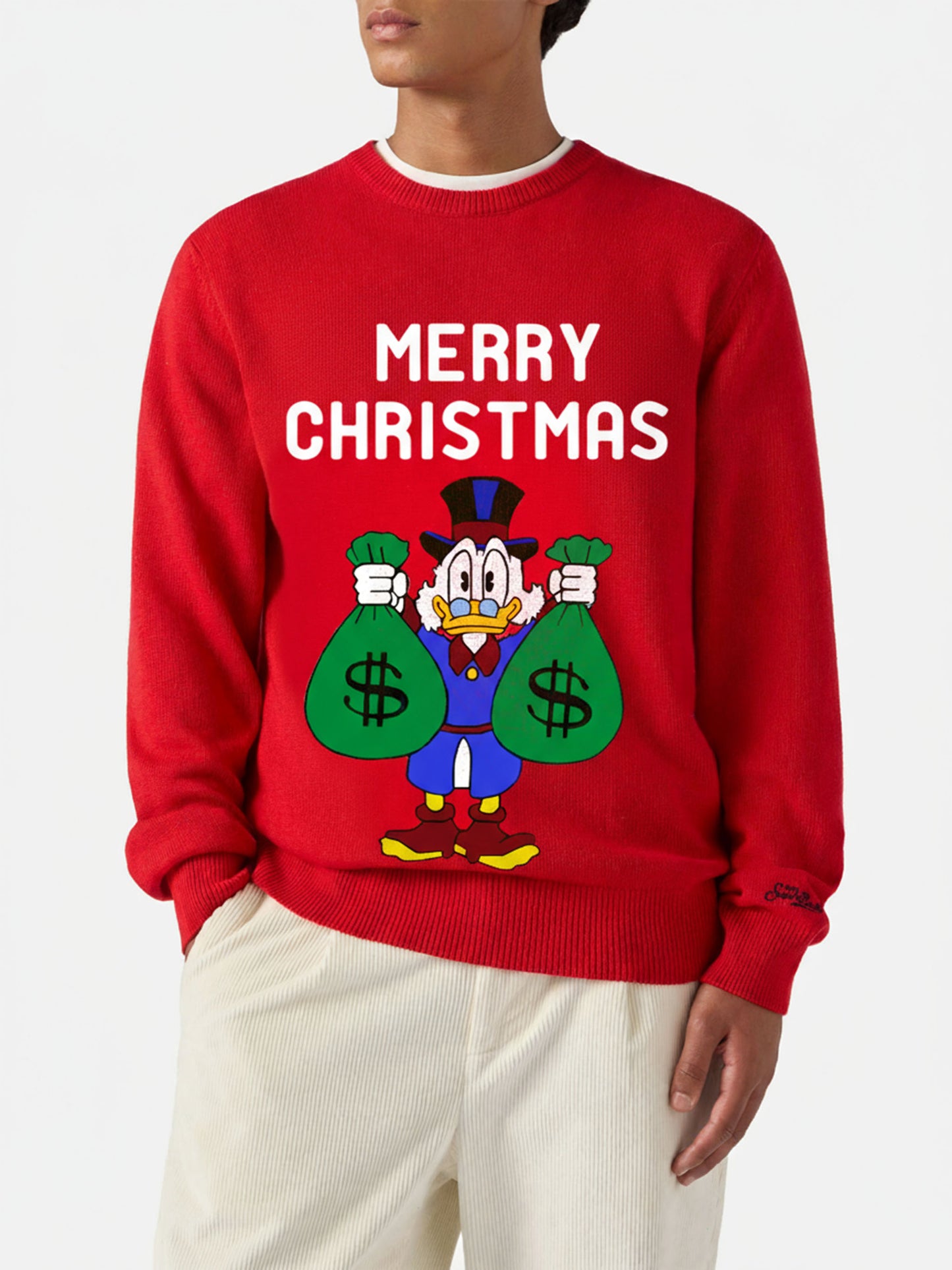 Maglione Heron con jacquard Zio Paperone Merry Christmas | DISNEY SPECIAL EDITION