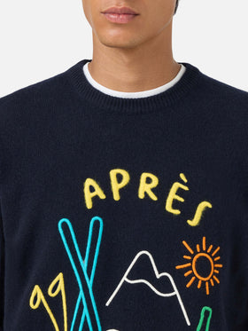 Maglione girocollo Heron con ricamo Apres Ski