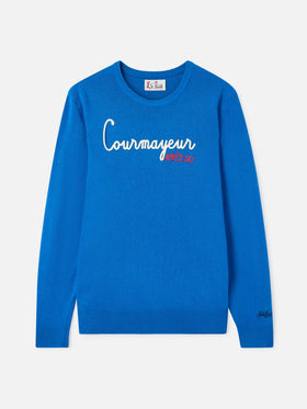 Pull col rond Heron avec broderie Courma Apres ski 
