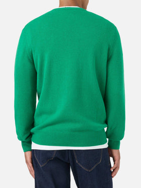 Maglione girocollo Heron con Fiat 500 jacquard | FIAT 500 SPECIAL EDITION