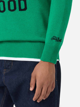 Maglione girocollo Heron con Fiat 500 jacquard | FIAT 500 SPECIAL EDITION