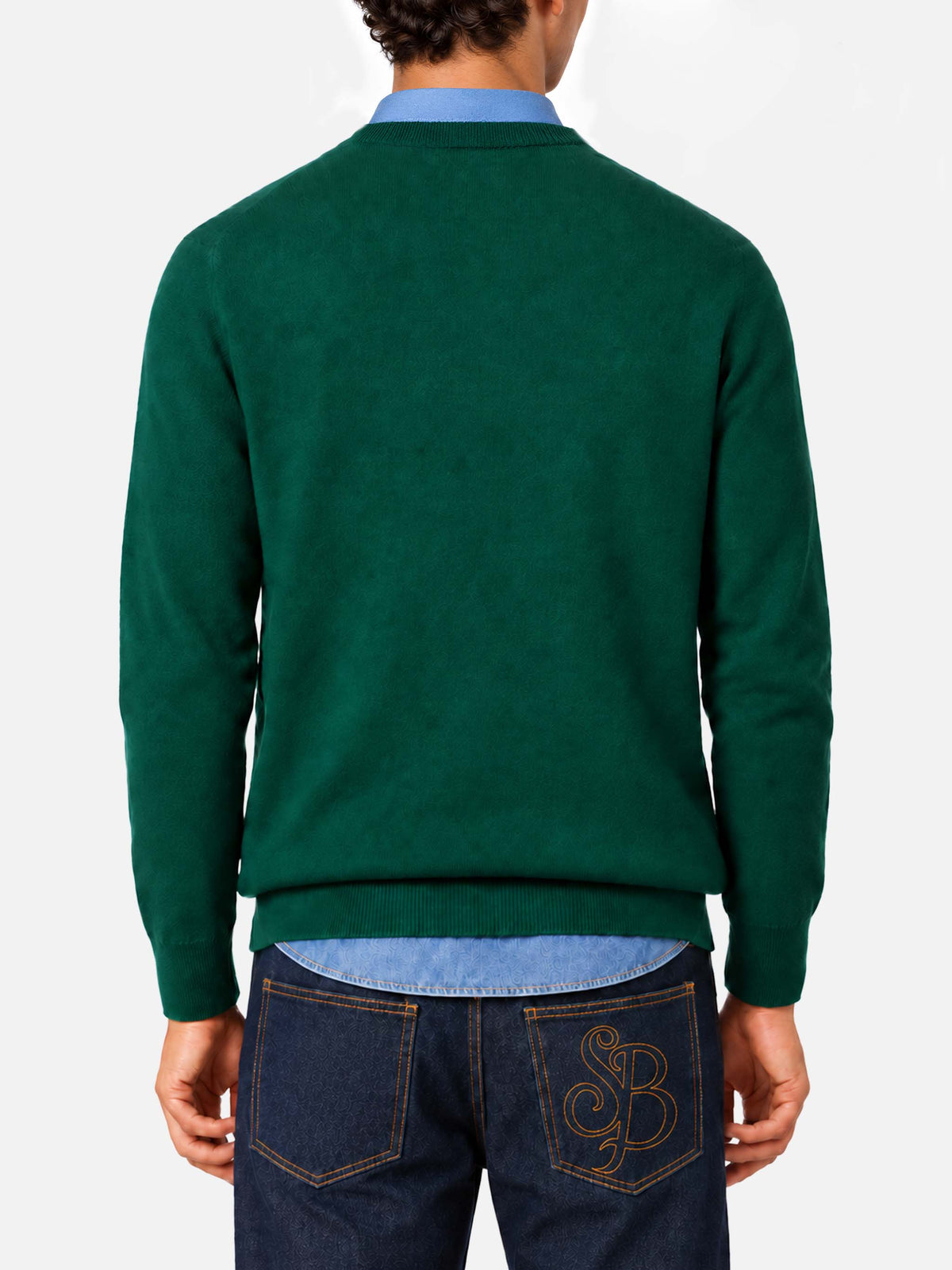Rundhalspullover Heron mit Snoopy-Master-Chef-Jacquard | SNOOPY PEANUTS SPECIAL EDITION 