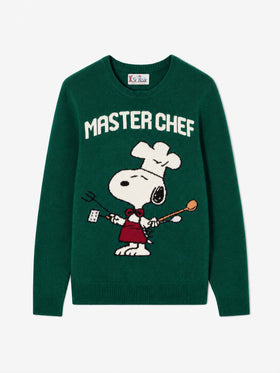 Rundhalspullover Heron mit Snoopy-Master-Chef-Jacquard | SNOOPY PEANUTS SPECIAL EDITION 