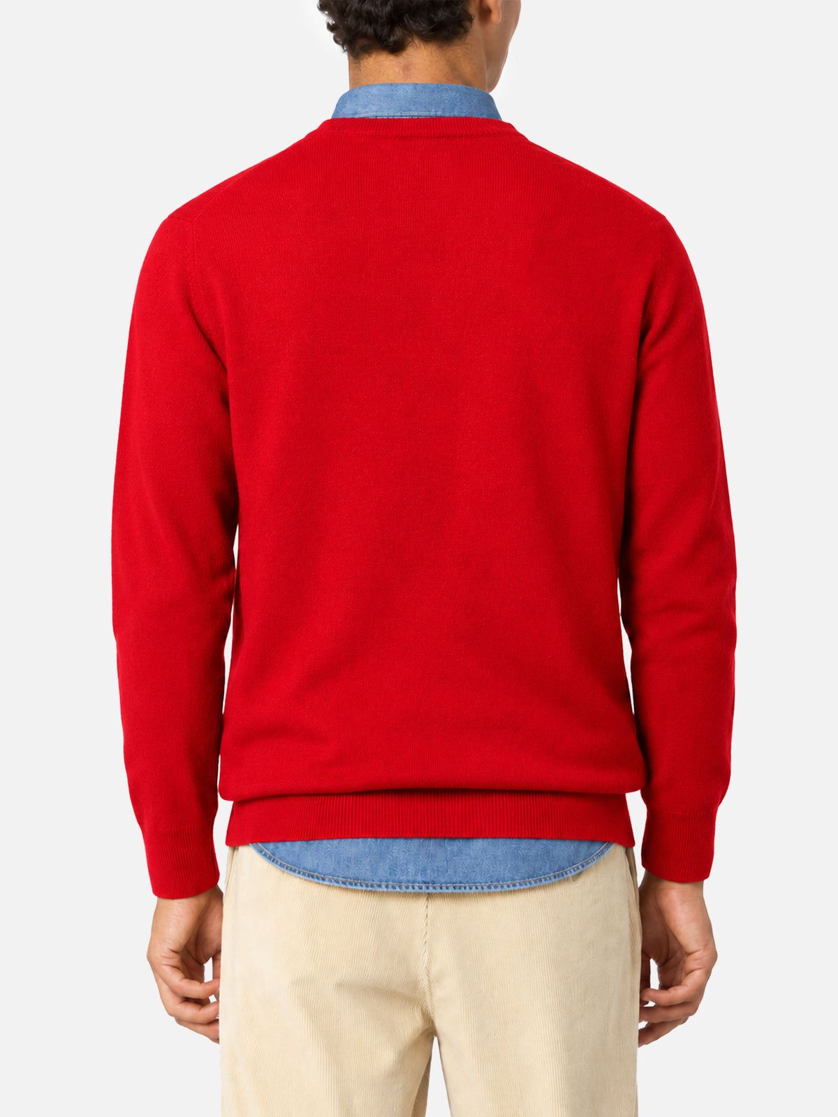 Maglione Heron rosso con ricamo Snoopy Dear Santa | Special Edition