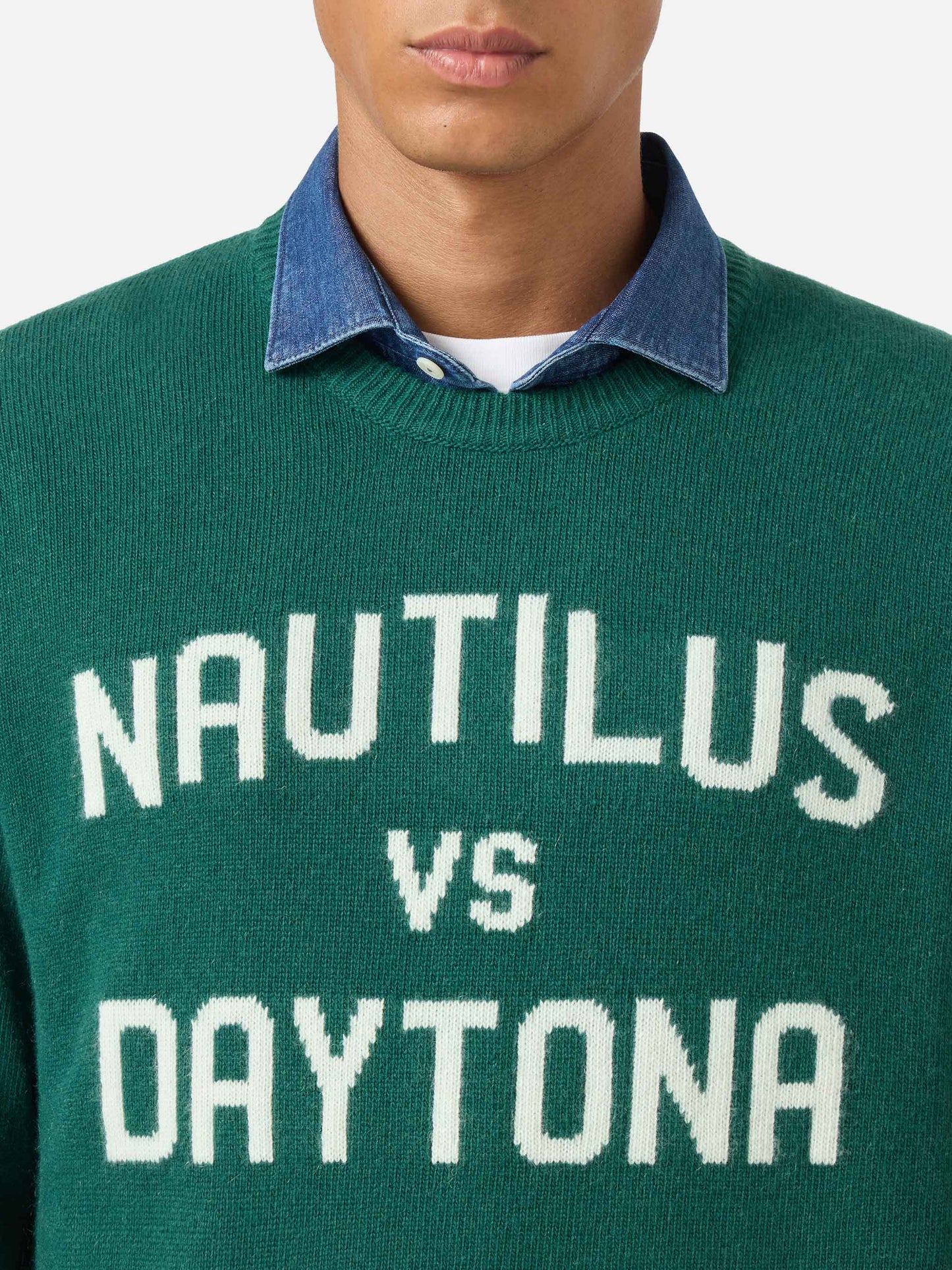 Heron grüner Nautilus Daytona Pullover 