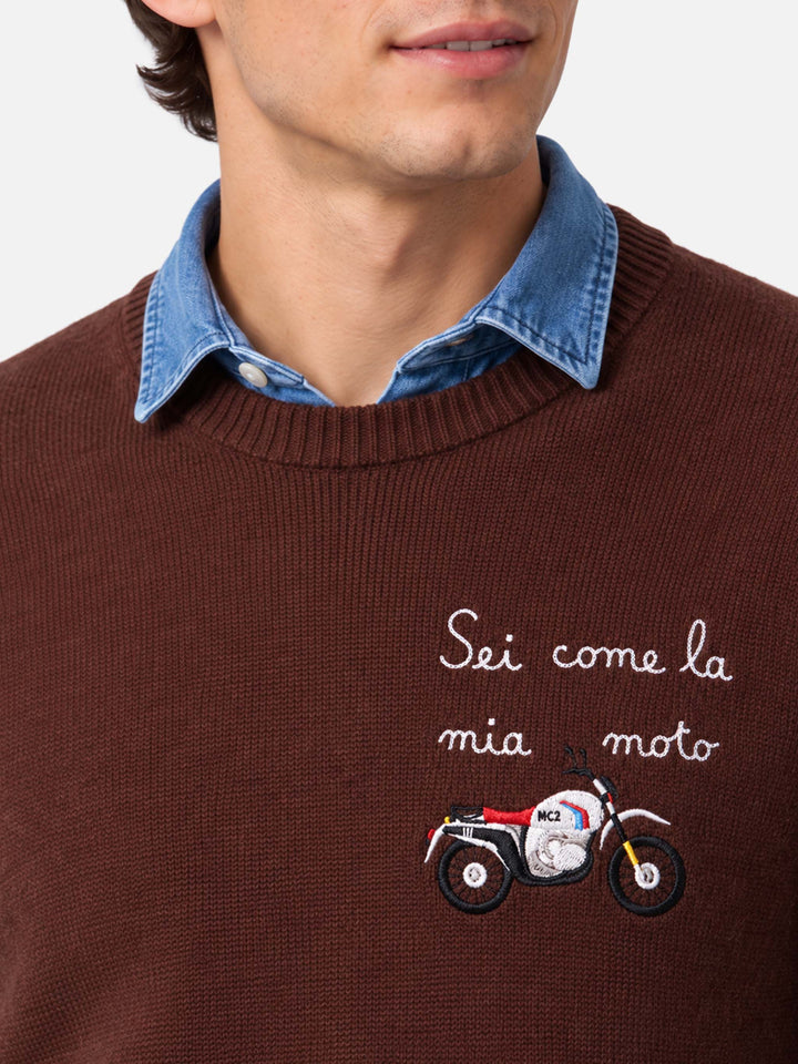 Heron brauner Sei come la mia moto Pullover 