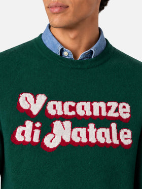 Jersey de cuello redondo Heron con jacquard Vacanze di Natale | VACANZE DI NATALE SPECIAL EDITION 