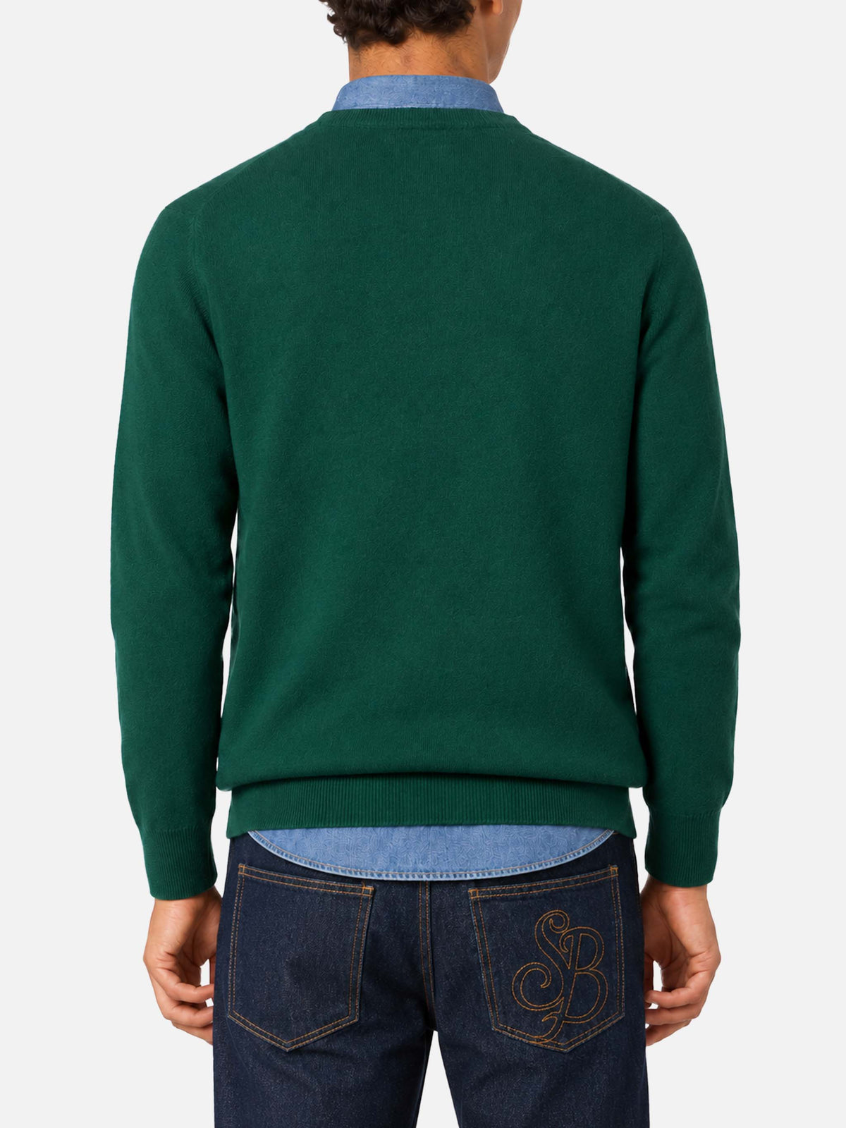 Jersey de cuello redondo Heron con jacquard Vacanze di Natale | VACANZE DI NATALE SPECIAL EDITION 