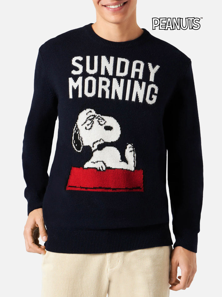 Maglione girocollo Heron con jacquard Snoopy Sunday Morning | SNOOPY - EDIZIONE SPECIALE PEANUTS™