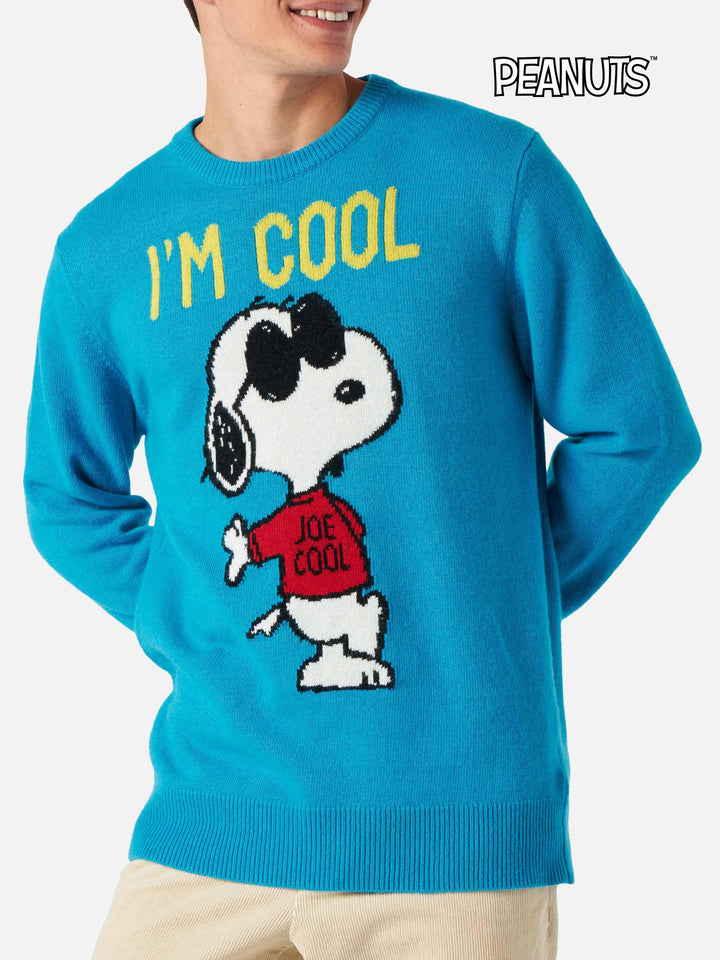 Crewneck sweater Heron with Snoopy I'm Cool print  | SNOOPY - PEANUTS™ SPECIAL EDITION