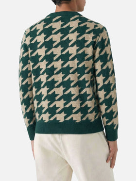 Maglione Heron P verde con lavorazione jacquard Snoopy | SNOOPY – EDIZIONE SPECIALE PEANUTS™