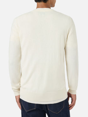 Pull ras-du-cou Heron avec broderie Snoopy tennis champ | SNOOPY PEANUTS SPECIAL EDITION 