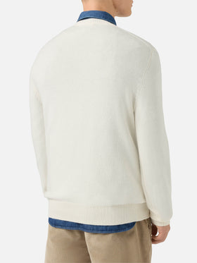 Maglione Heron Print con stampa Campiglio Road