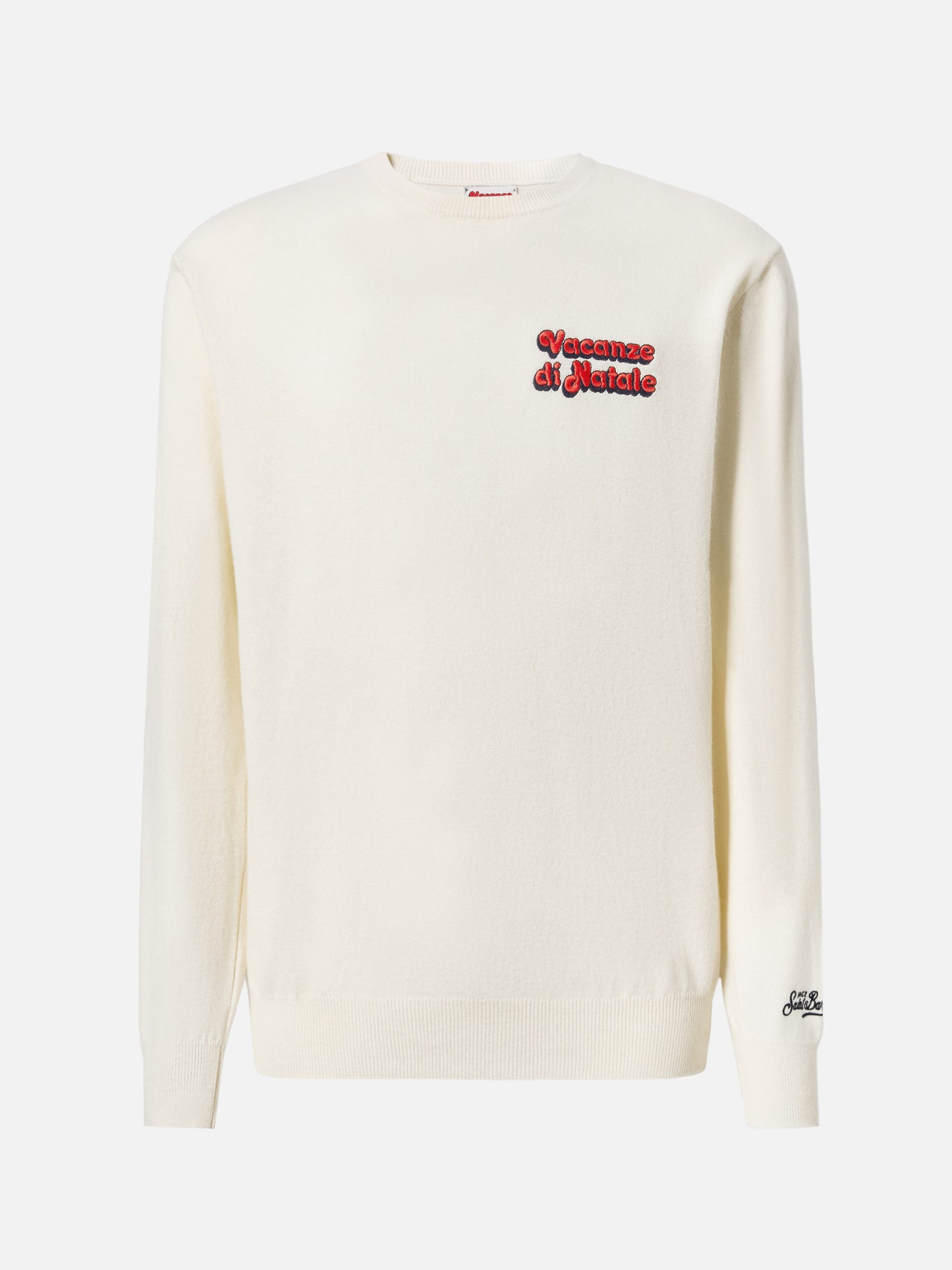 Maglione a girocollo Heron Light con ricamo Vacanze di Natale | VACANZE DI NATALE SPECIAL EDITION