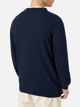 Maglione a girocollo Heron Light con ricamo Non sono bello, piaccio! | VACANZE DI NATALE SPECIAL EDITION