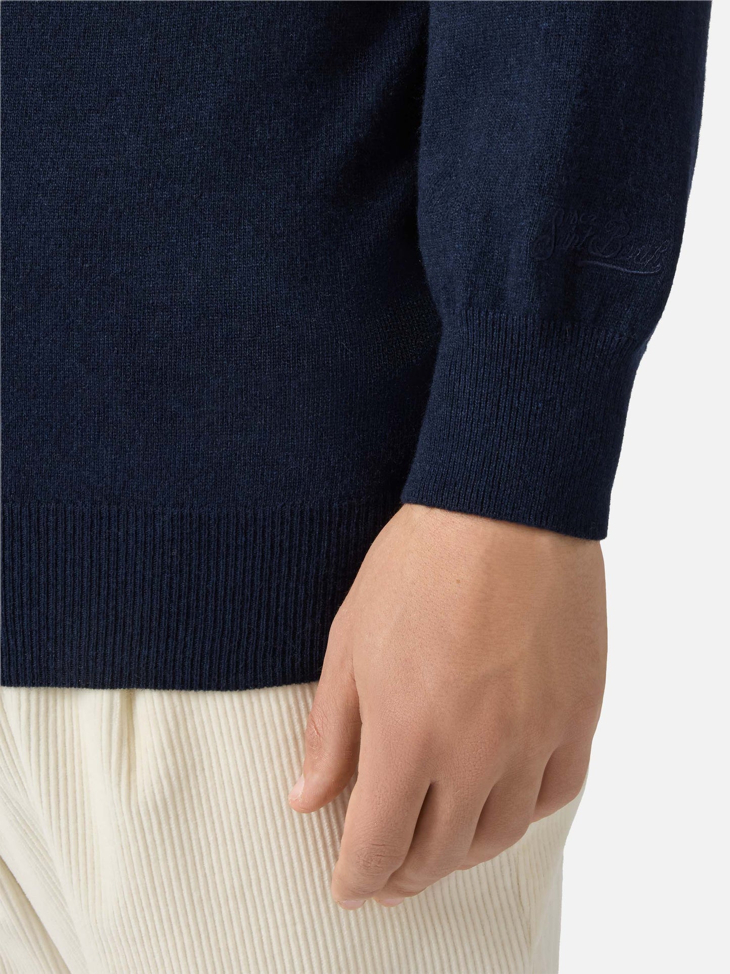 Maglione a girocollo Heron Light con ricamo Non sono bello, piaccio! | VACANZE DI NATALE SPECIAL EDITION