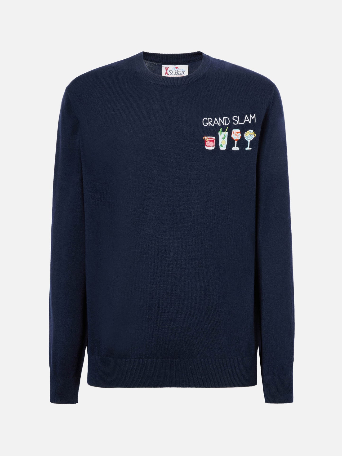 Maglione a girocollo Heron Light con ricamo Grand Slam