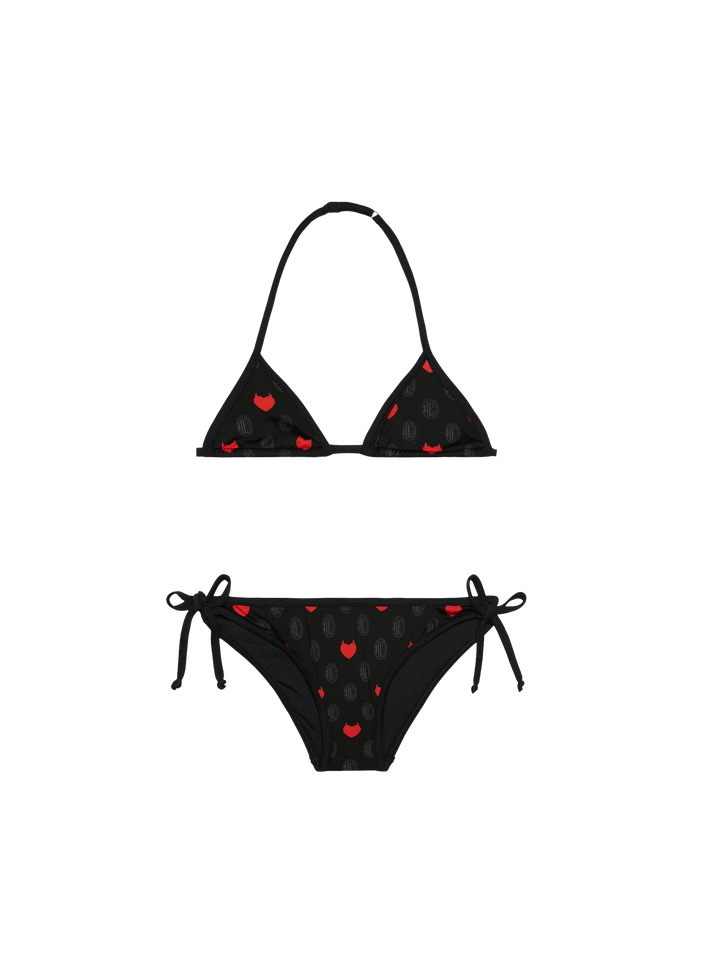 Triangle bikini Holly String with Milan print | AC MILAN SPECIAL EDITION