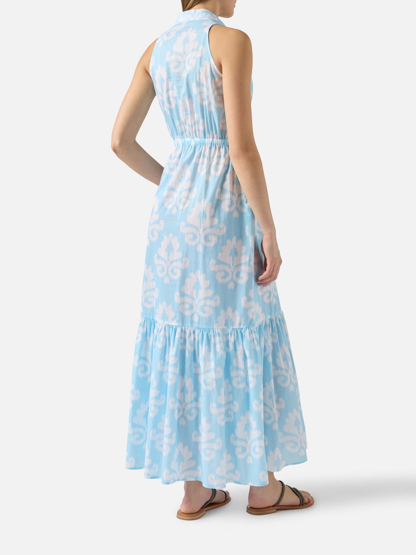 Neckholderkleid Ida mit Ikat-Print