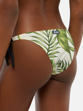 Triangle bikini Joanne Ines with tropical print