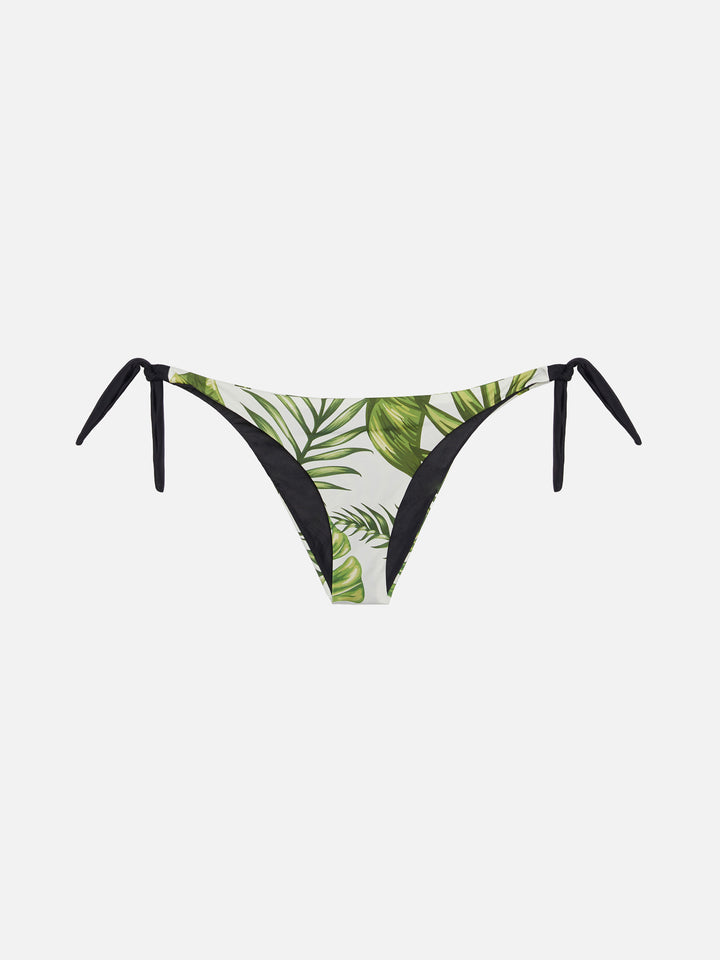 Triangle bikini Joanne Ines with tropical print