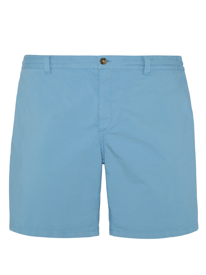 Dusty blue cotton bermuda shorts Ischia