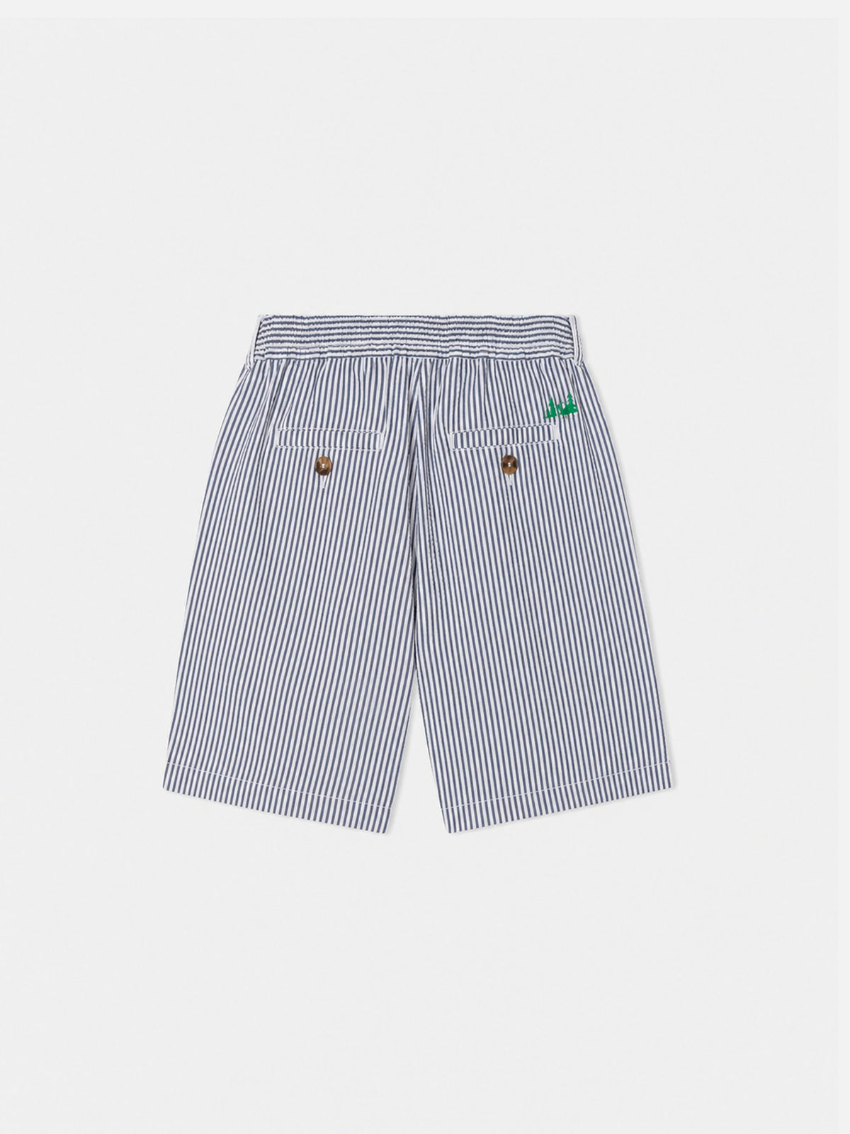 Boy seersucker bermuda shorts Ischia Jr