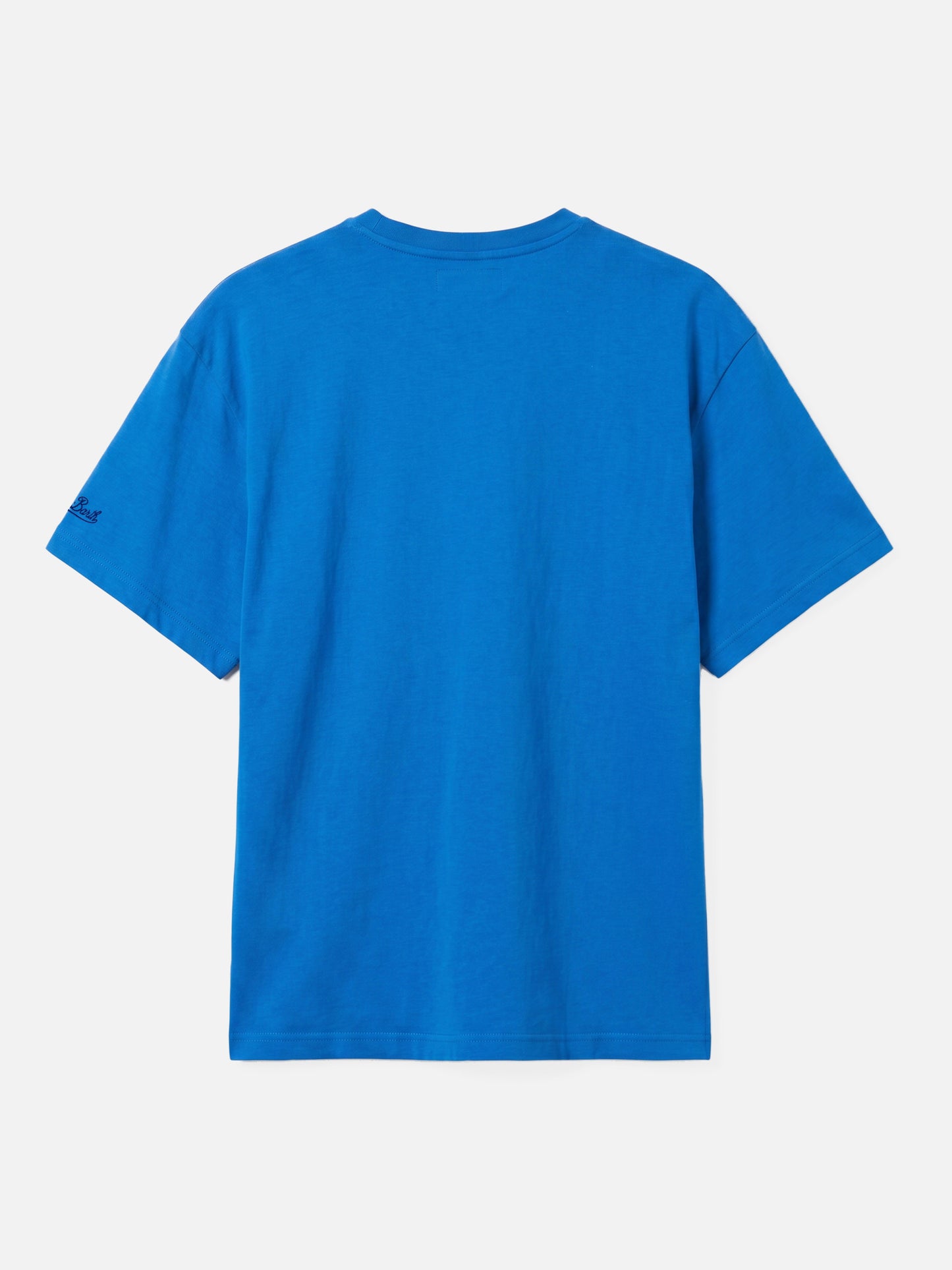 T-shirt Jack stampa St. Barth Padel Club bluette